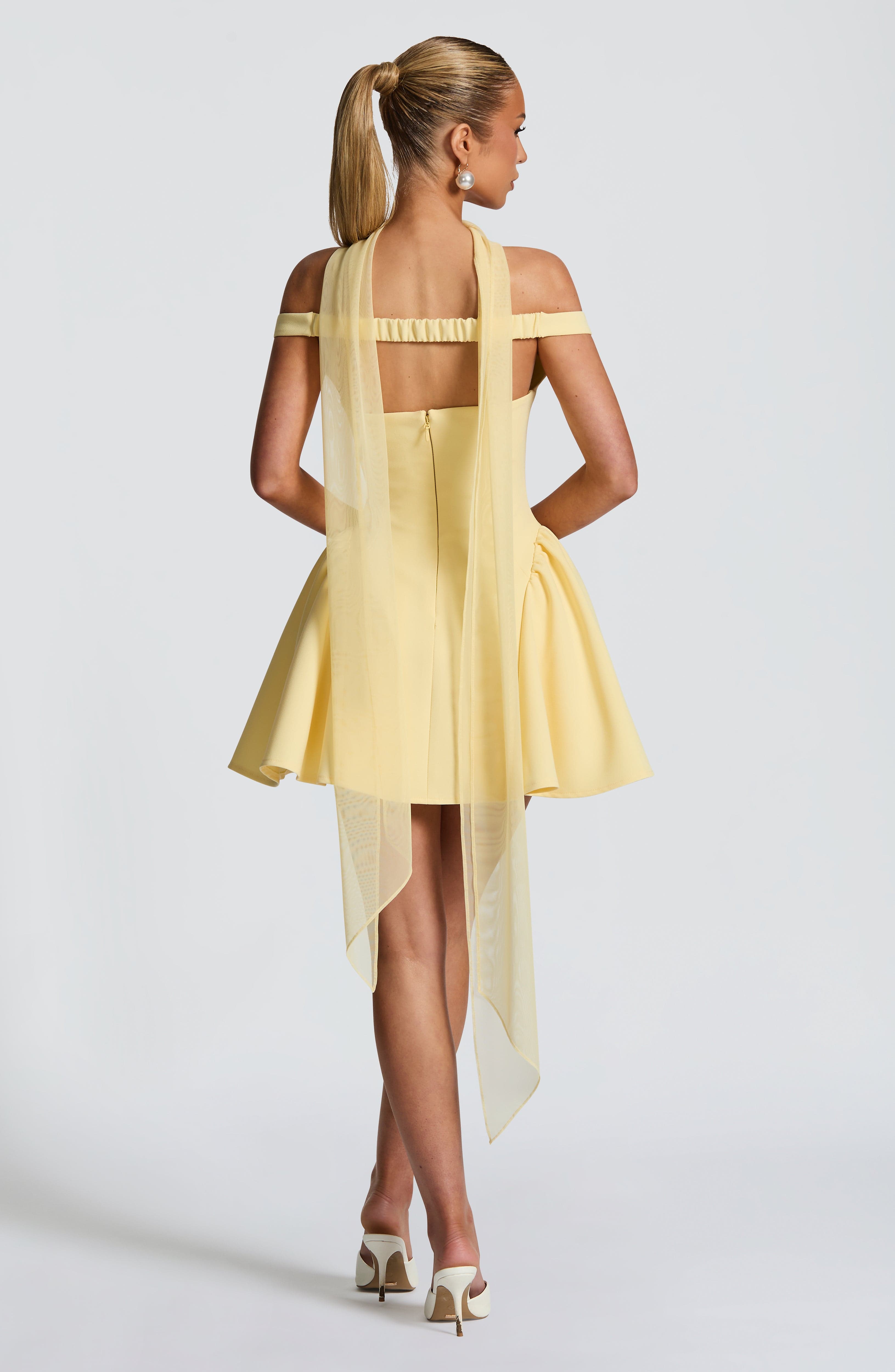 Lemon Dream Mini Dress